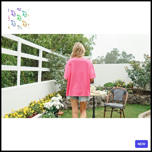 Oversized Strawberry Print Tee Y2K Chic Plus Size Cotton Casual Top - Picture 8 of 8